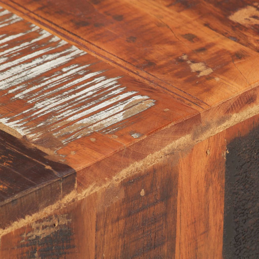 Tv-bord 110x30x40 cm massivt genbrugstræ - number 4.