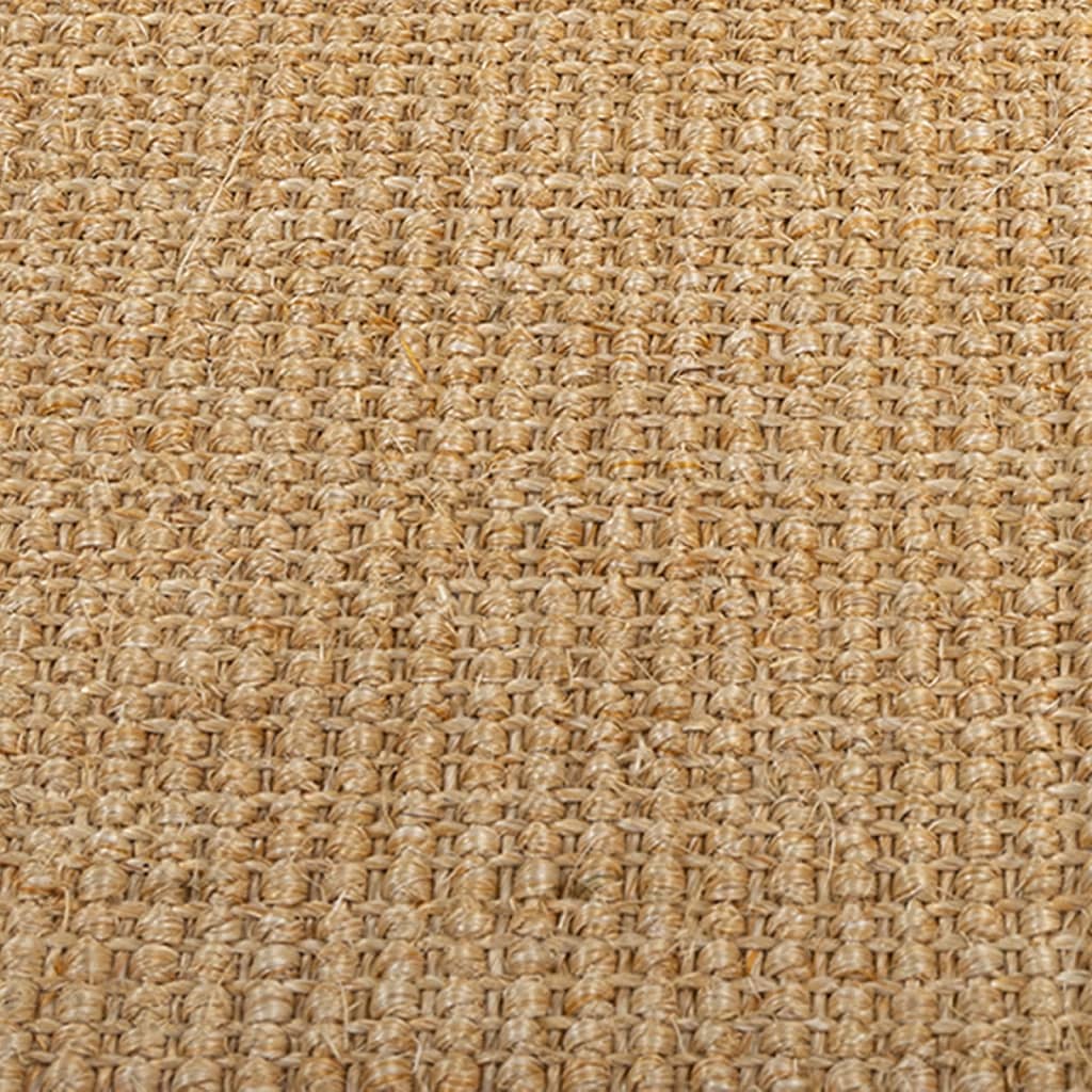 Gulvtæppe naturlig sisal - naturfarvet, 66 x 150 cm - number 4.