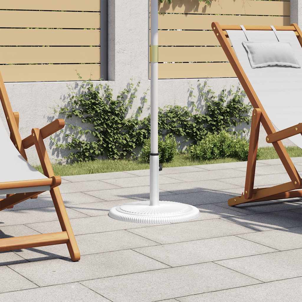 Parasolfod støbejern - hvid, 45 x 45 x 30 cm, 1 - number 1.