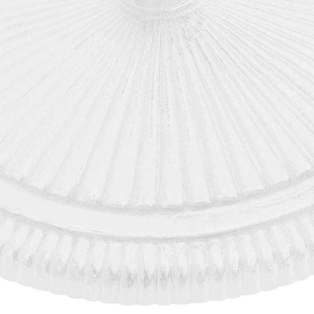 Parasolfod støbejern - hvid, 45 x 45 x 30 cm, 1 - number 8.