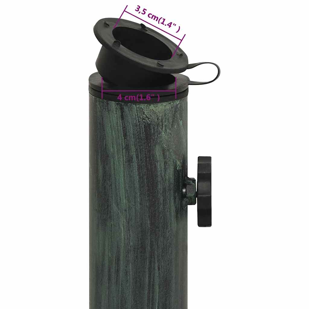 Postolje za suncobran od lijevanog željeza - zeleno, ø 44 x 31 cm, 1 - number 10.