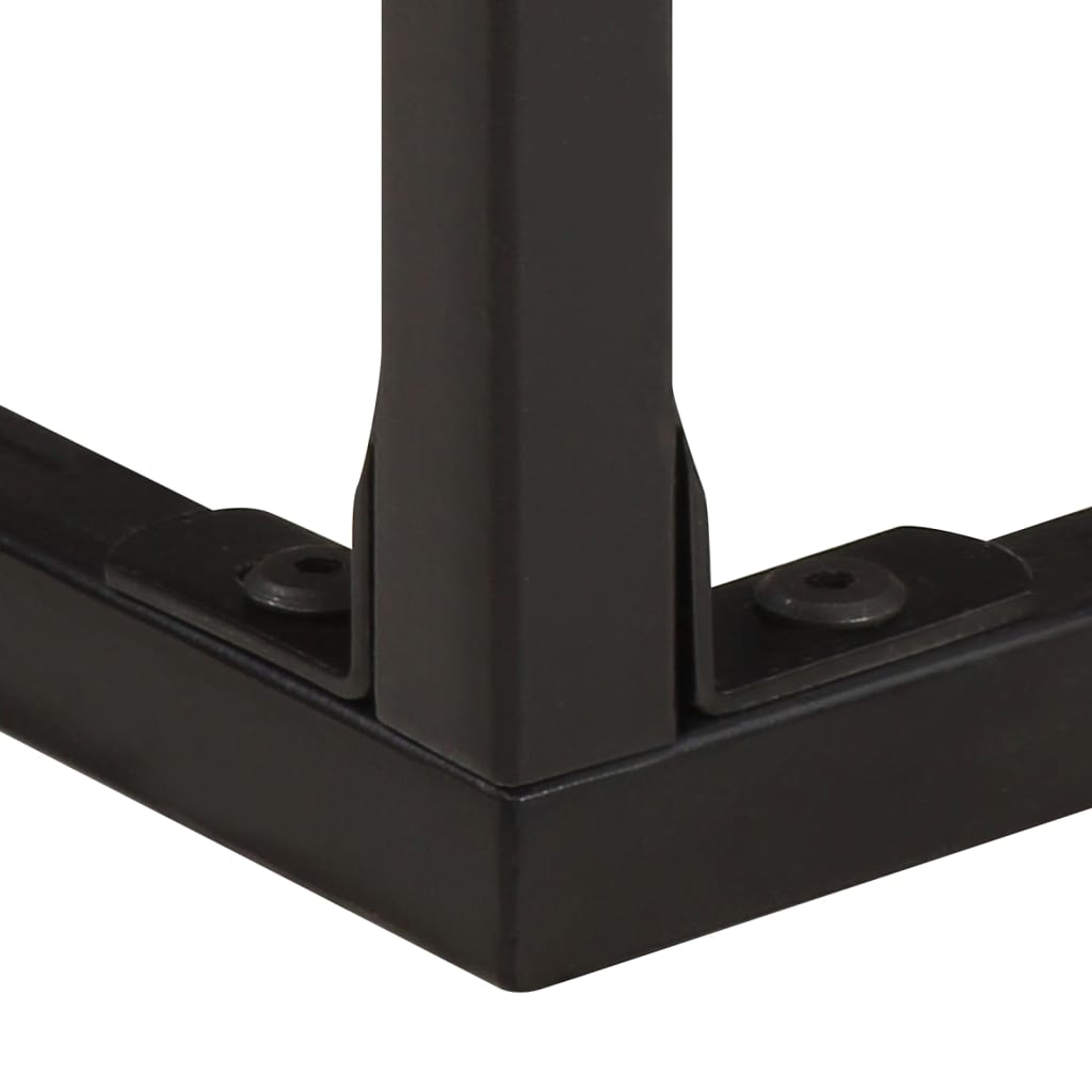 Konsolbord 120x30x75 cm massivt genbrugstræ - number 5.