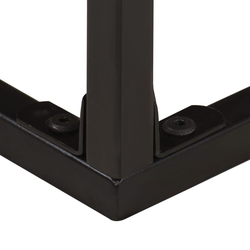 Konsolbord 120x30x75 cm massivt akacietræ - number 5.