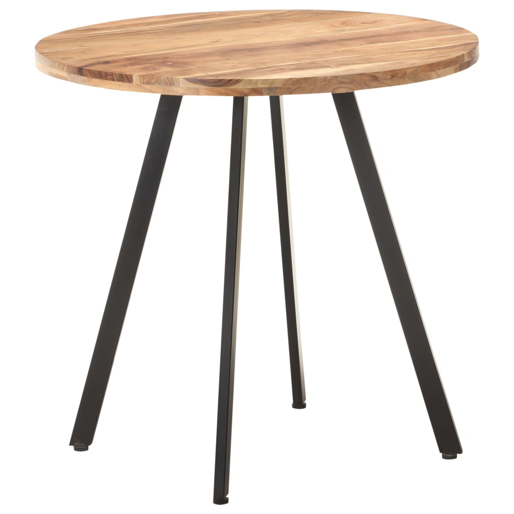 Spisebord 80 cm massivt akacietræ - number 1.