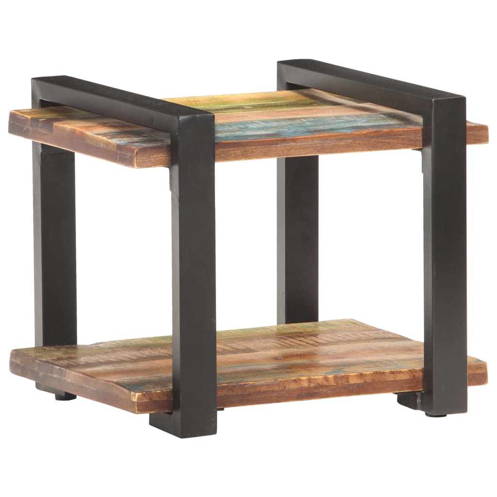 Sängskåp 50x40x40 cm massivt återvunnet trä - number 8.