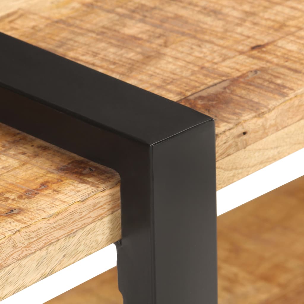 Tv -skåp 90x40x40 cm ru mangoträd - number 6.