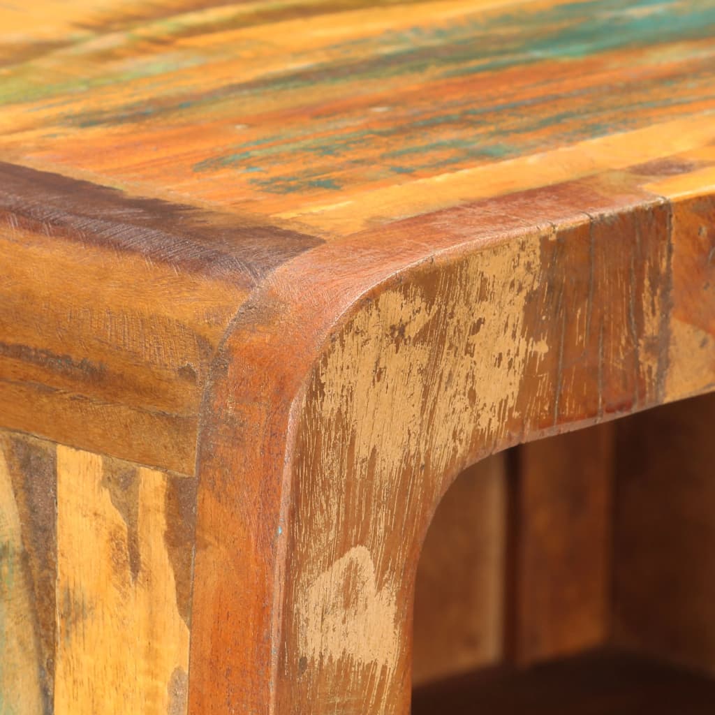 Højskab 45x32x110 cm massivt genbrugstræ - number 4.