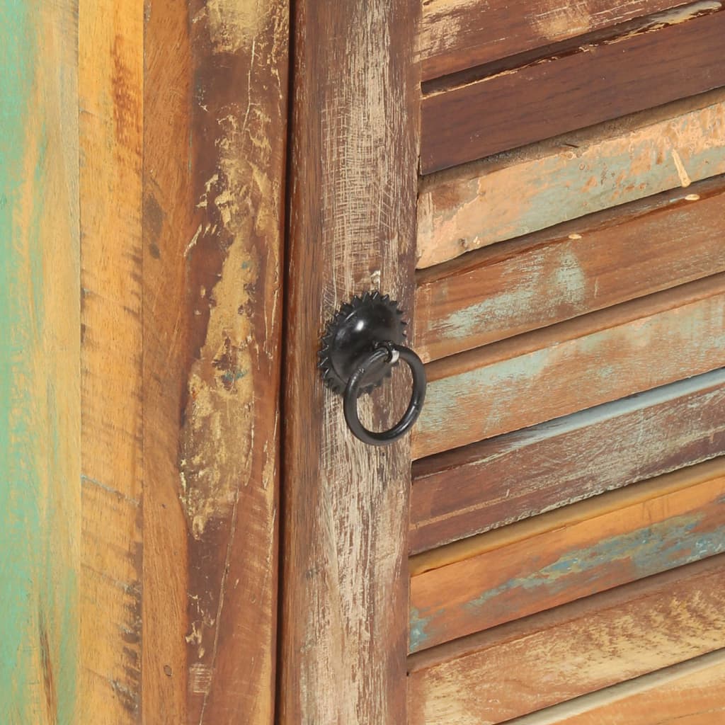 Højskab 45x32x110 cm massivt genbrugstræ - number 6.