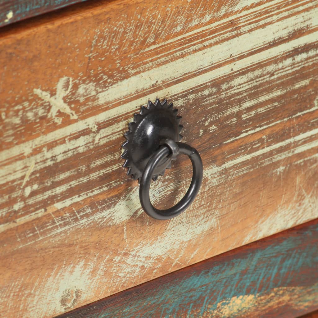 Højskab 45x32x110 cm massivt genbrugstræ - number 5.