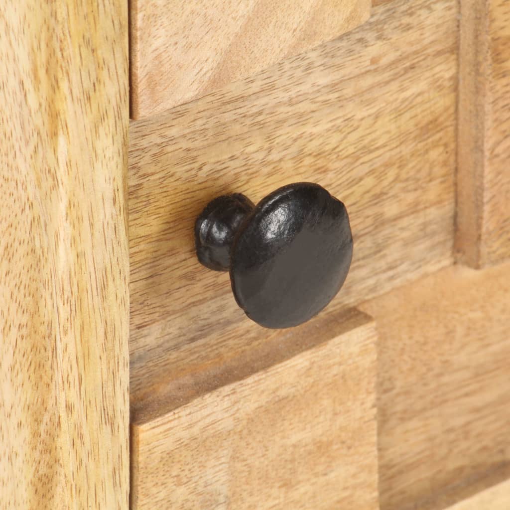 Sengeskab 40x30x45 cm massivt mangotræ - number 6.