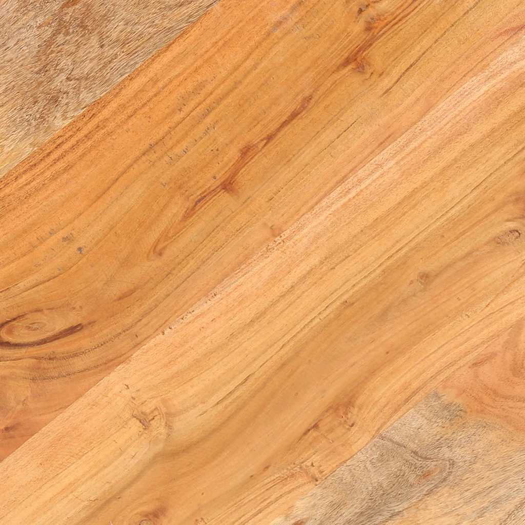 Sofabord ø68x43 cm massivt akacietræ - number 10.