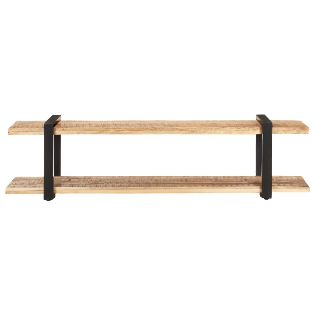 Tv-skåp 160x40x40 cm massivt grovt mangoträ - number 2.