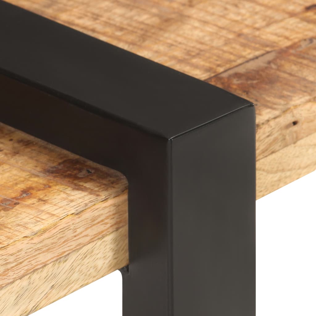 Tv-skåp 160x40x40 cm massivt grovt mangoträ - number 4.