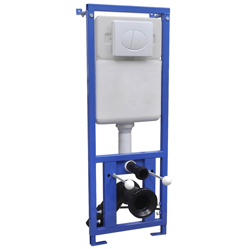 Wc suspendu sans rebord et avec réservoir caché en céramique blanche - number 11.