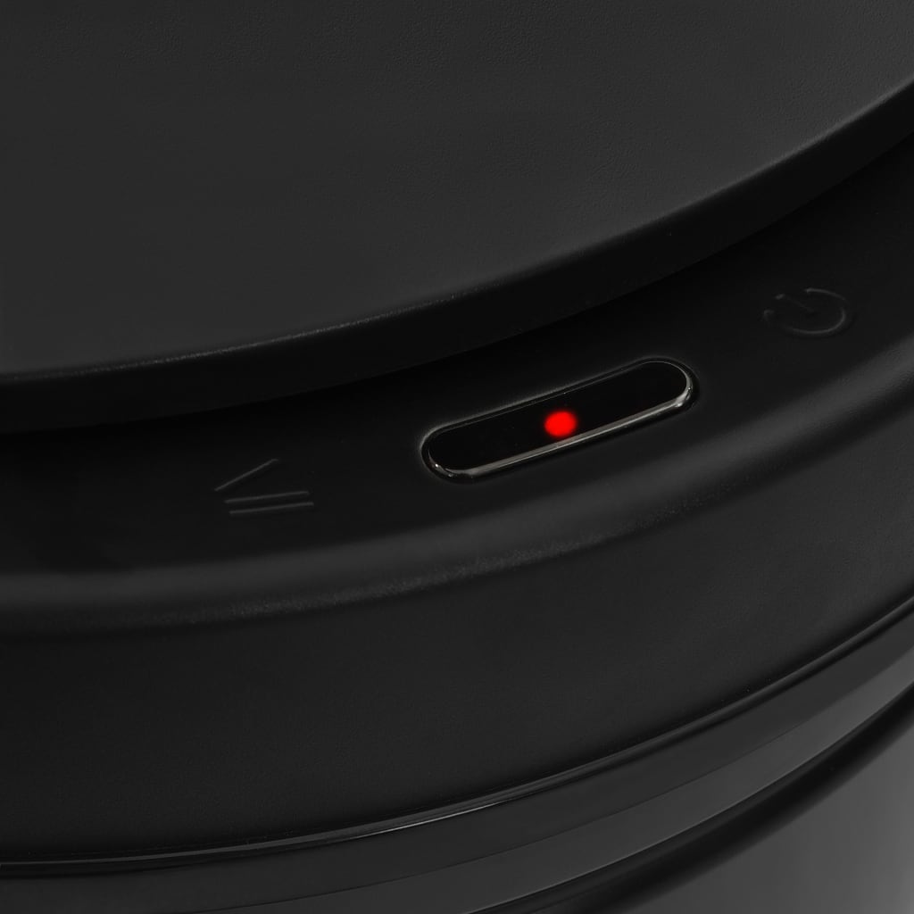 Waste bin with sensor 80 l carbon steel black - number 6.