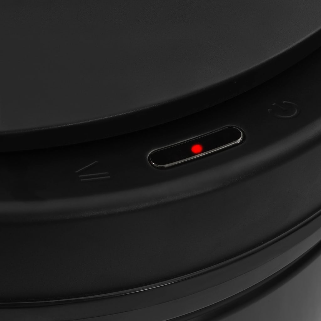 Waste bin with sensor 60 l carbon steel black - number 6.