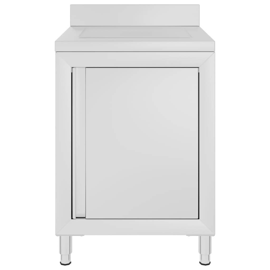 Komercijalni kuhinjski ormar s odvodnom posudom od nehrđajućeg čelika - number 2.