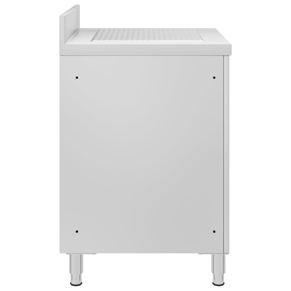 Komercijalni kuhinjski ormar s odvodnom posudom od nehrđajućeg čelika - number 3.