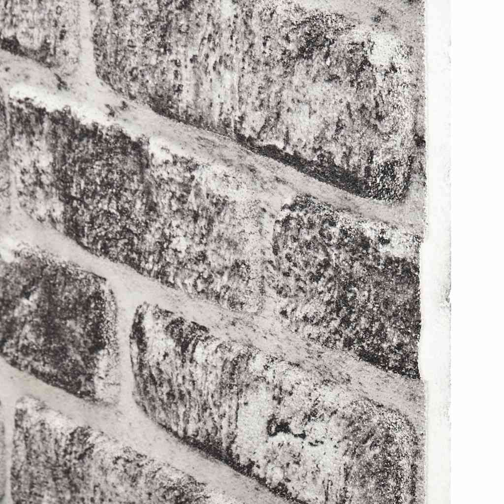 3d-vægpaneler 10 stk. murstensdesign eps mørkegrå - number 5.
