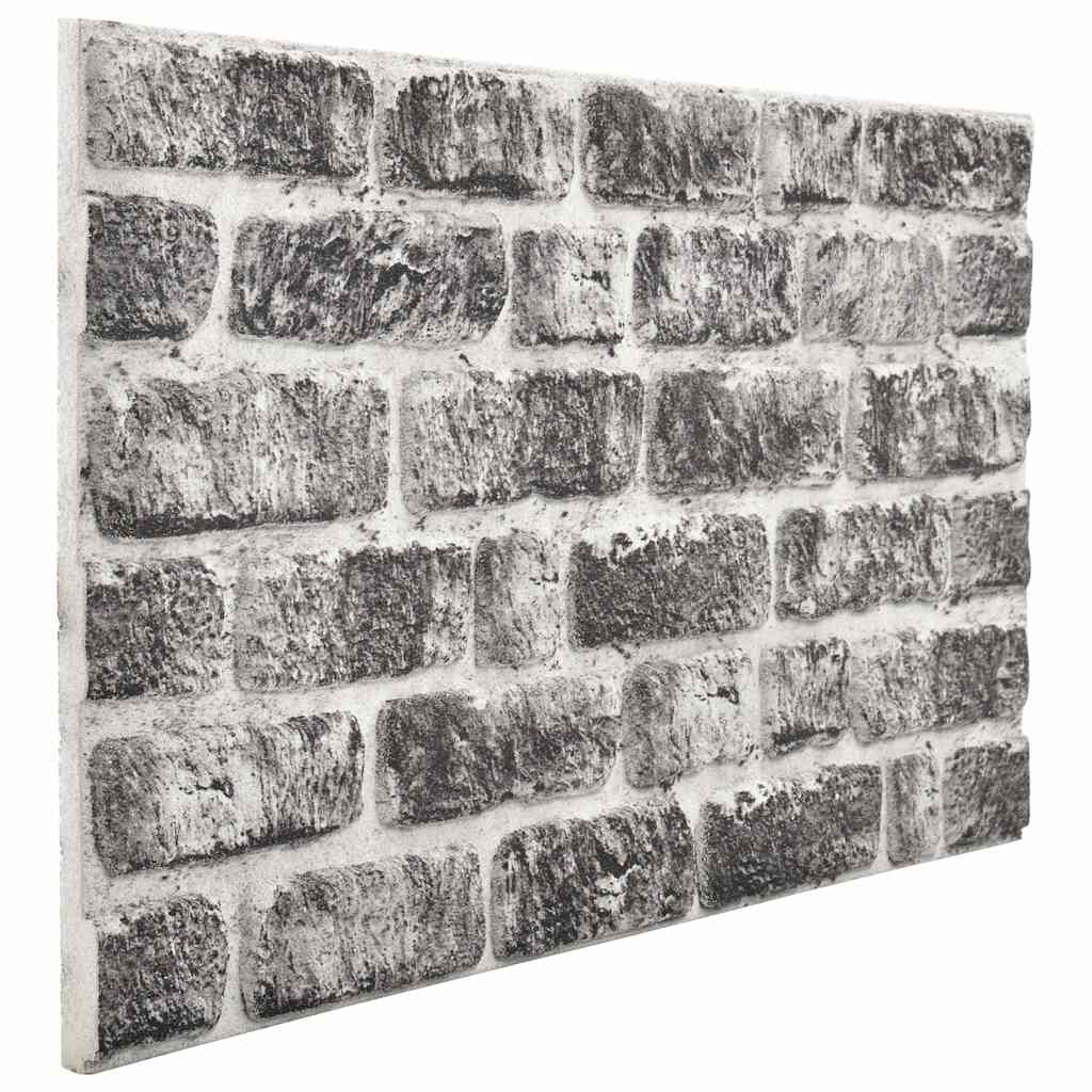 3d-vægpaneler 10 stk. murstensdesign eps mørkegrå - number 4.