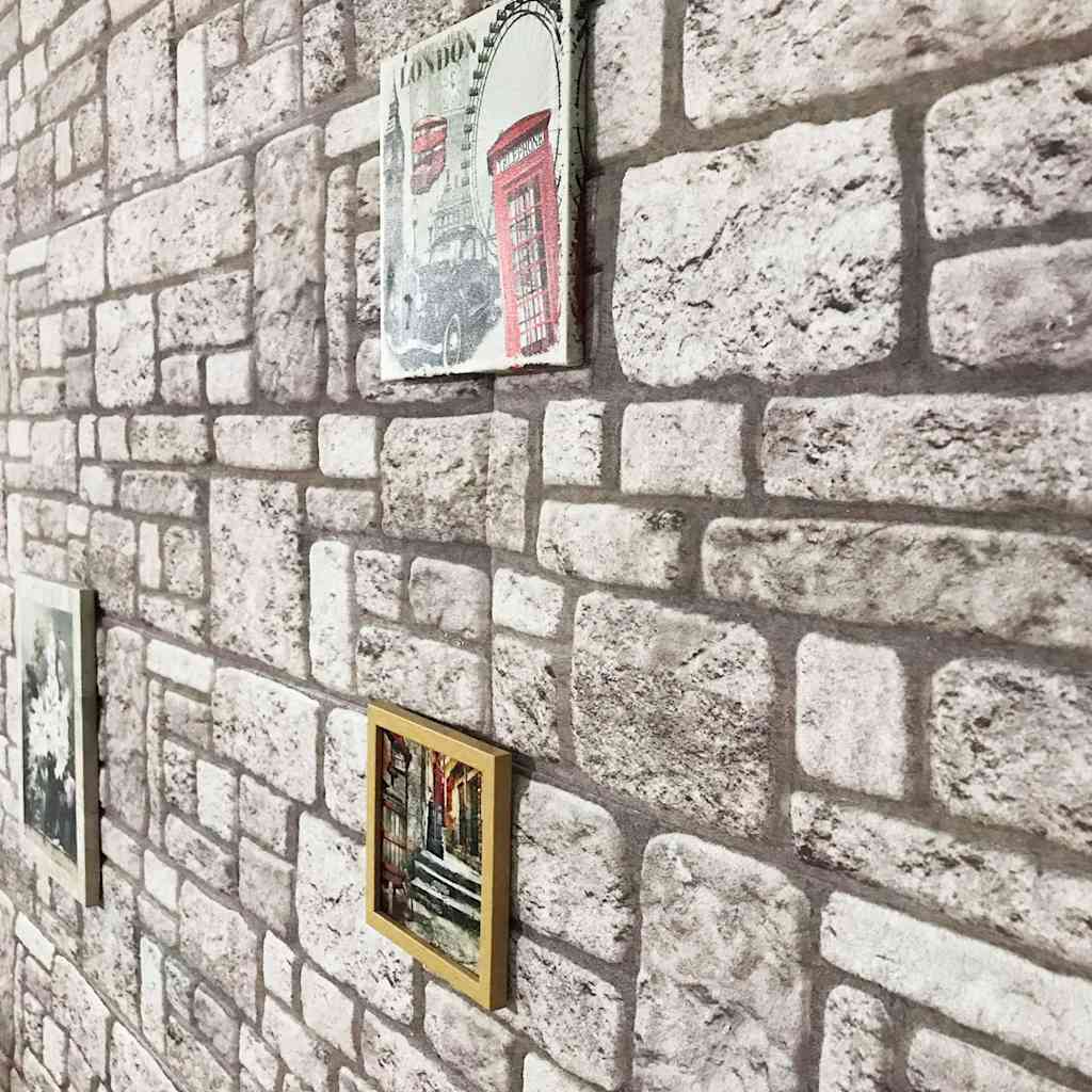 3d-vægpaneler 10 stk. murstensdesign eps grå - number 3.