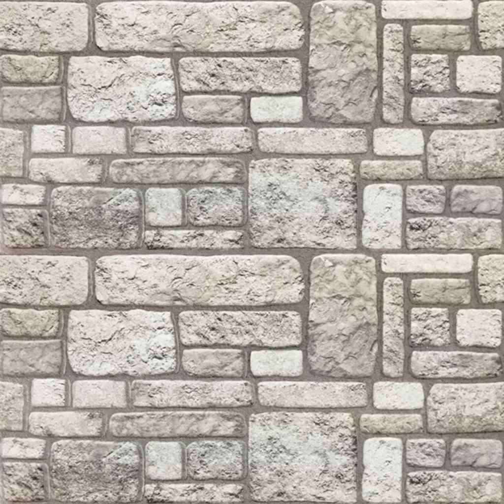 3d-vægpaneler 10 stk. murstensdesign eps grå - number 7.
