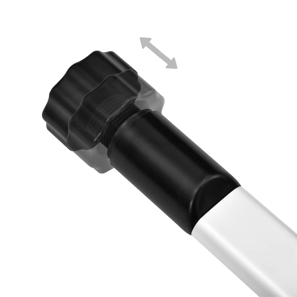 Teleskopisk garderobesystem med stænger aluminium - number 9.