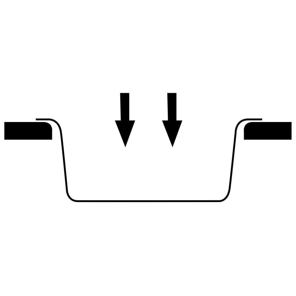 Køkkenvask med overløbshul granit sort - number 6.