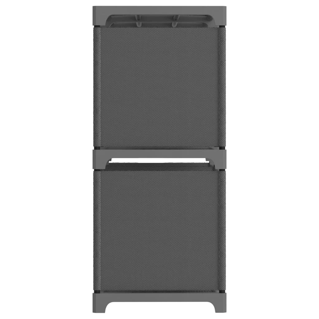 Utstillingshylle med 6 kubeformede rom 103x30x72,5 cm stoff - number 3.