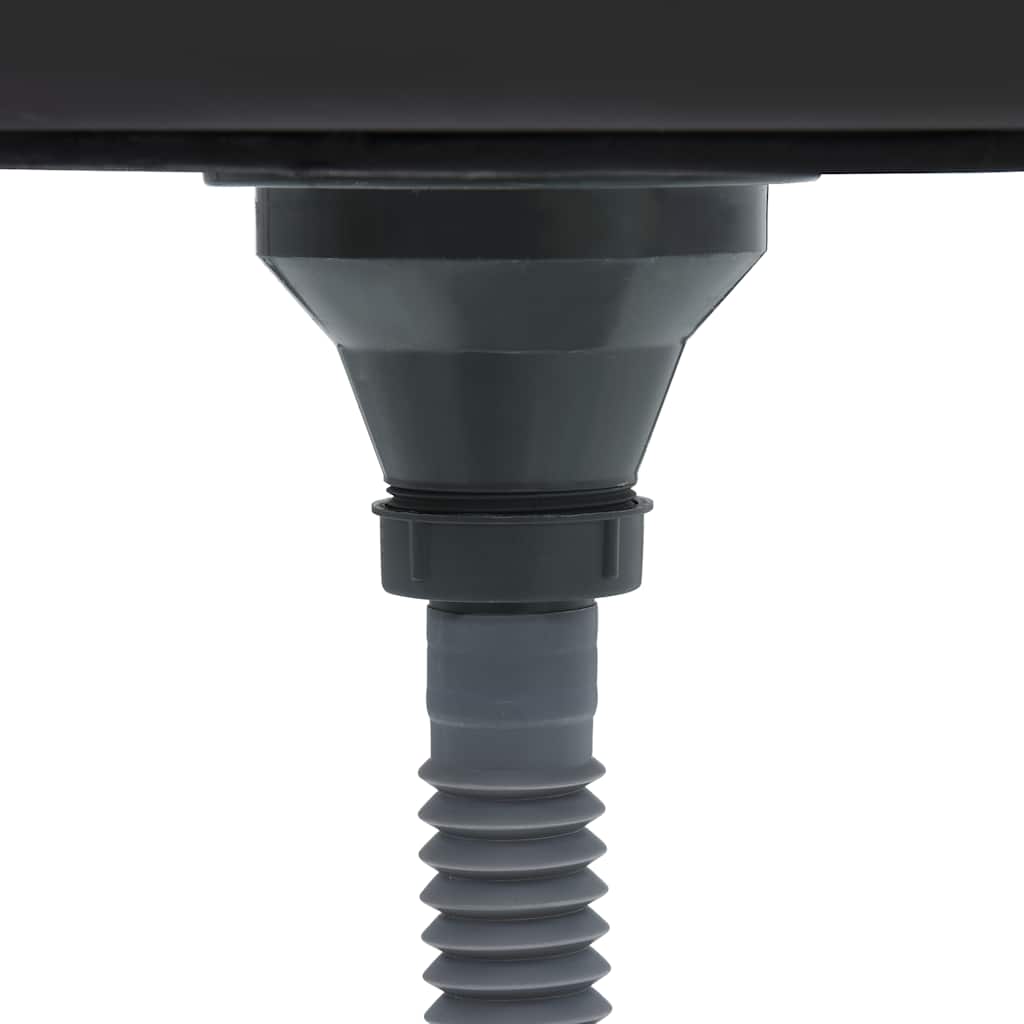 Køkkenvask med afløbssæt 600x500x155 mm rustfrit stål sølv - 500 x 600 x 155 mm - number 6.