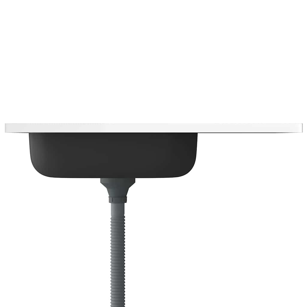 Diskbänk med avloppssats rostfritt stål silver - number 6.