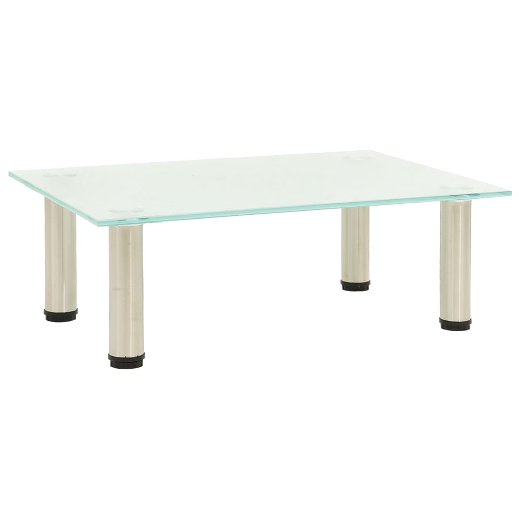 Tv -tabell 40x35x17 cm herdet glass mattet - number 1.