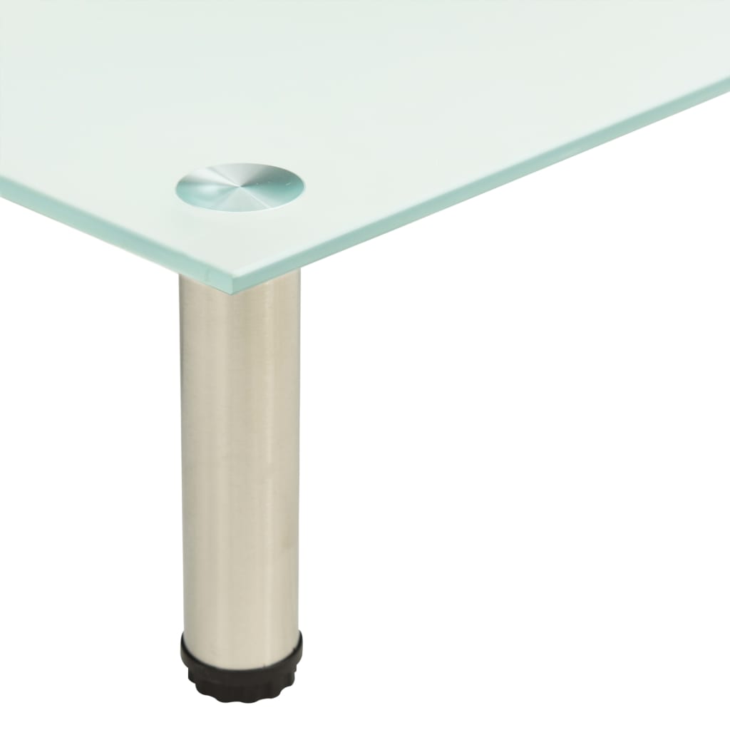 Tv -tabell 40x35x17 cm herdet glass mattet - number 4.