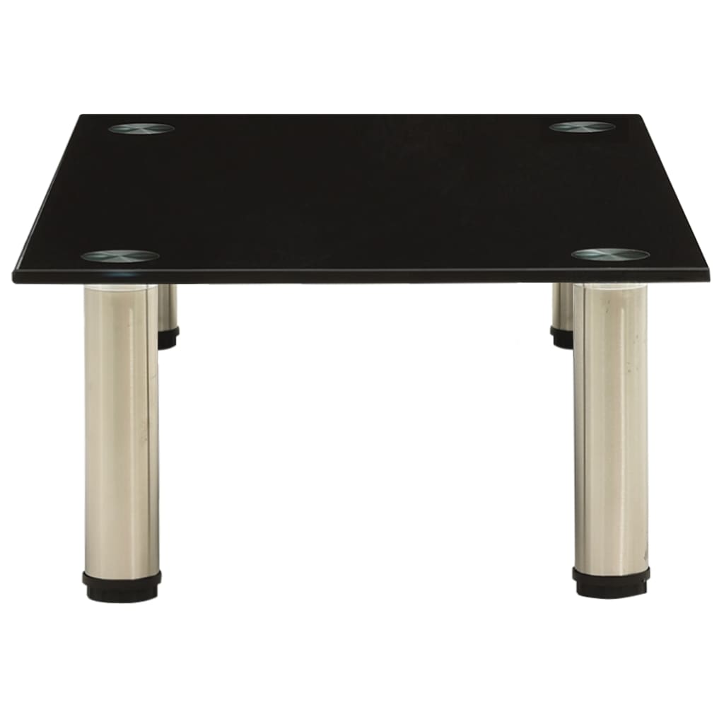 Tv-bord 60x35x17 cm hærdet glas - sort, 1, 60 cm - number 3.