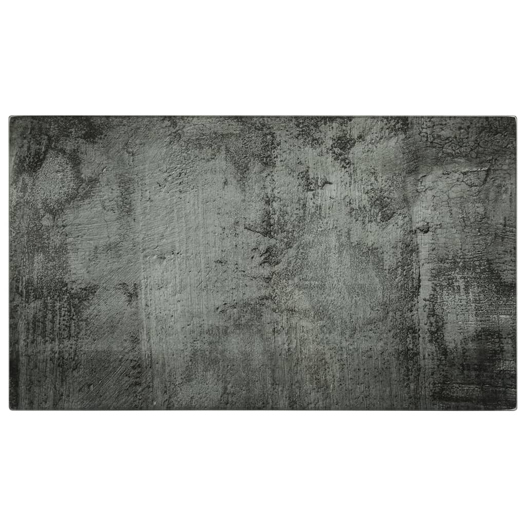 Skærebrætter 2 stk. betonmønster hærdet glas - number 2.