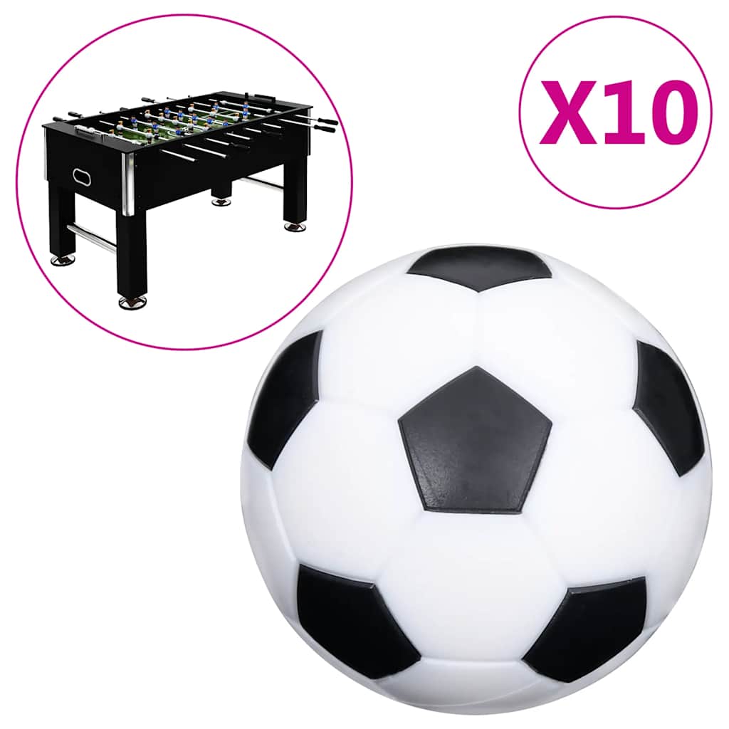 Bolde til bordfodbold 10 stk. 32 mm abs - number 1.
