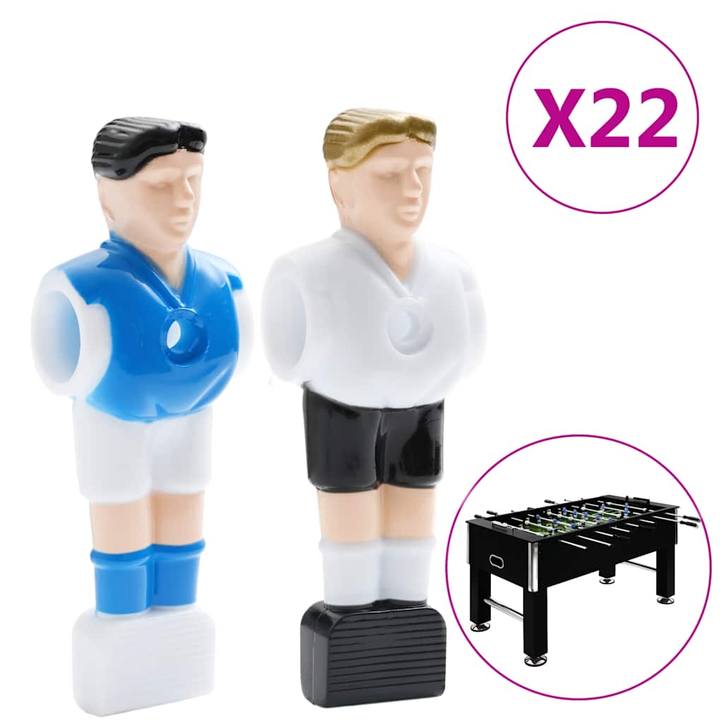 Figure igrača za stolni nogomet za stup 15,9 mm 22 kom. - number 12.