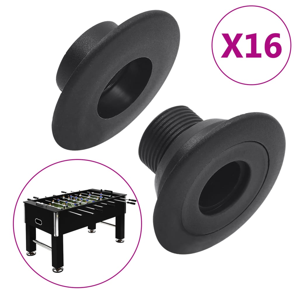 Lejer til bordfodboldbord 15,9/16 mm stang 16 stk. - number 1.