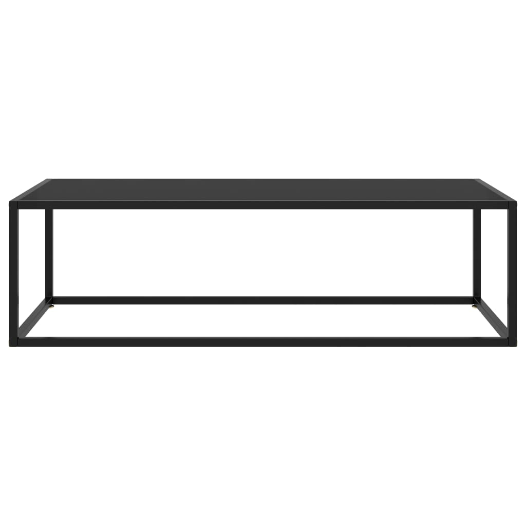 Sofabord 120x50x35 glas - sort, 120 x 50 x 35 cm, 1 - number 2.