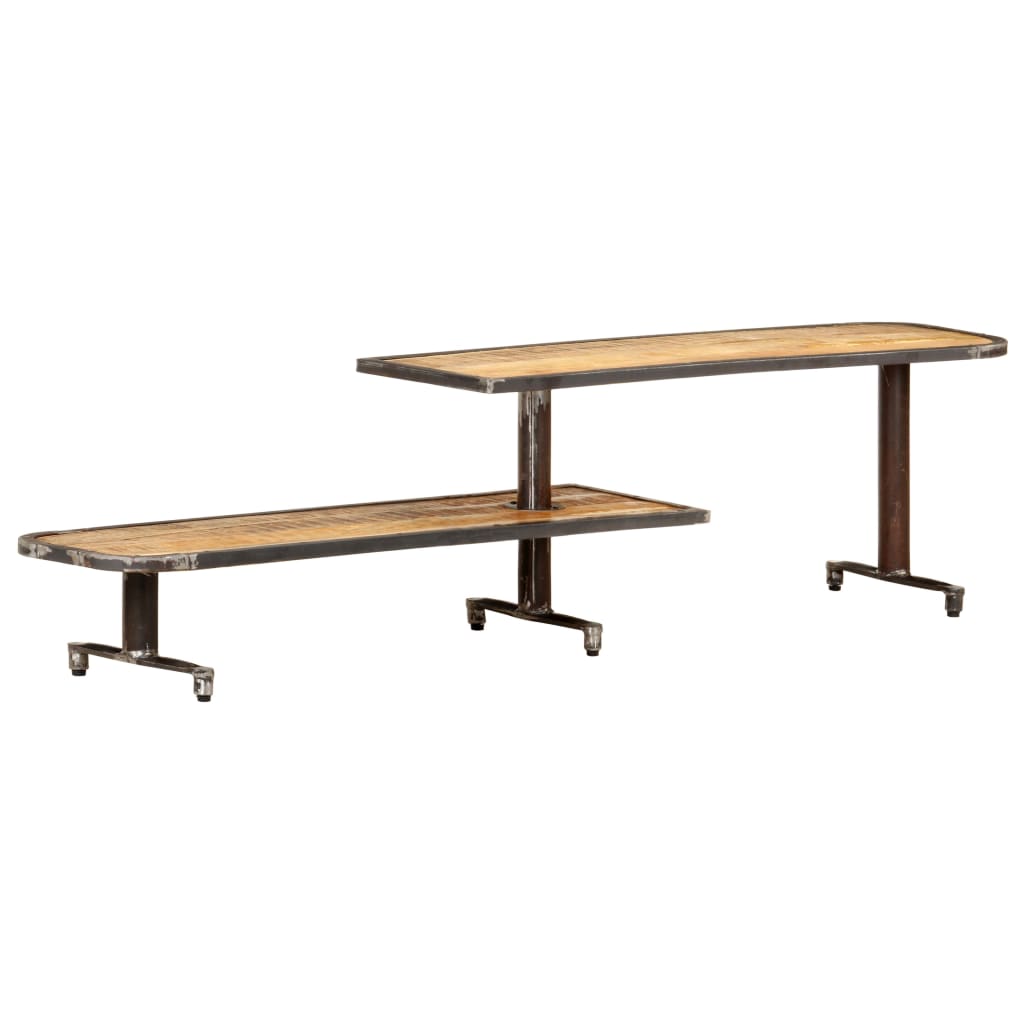 Tv-skab 160x30x40 cm massivt mangotræ - number 1.