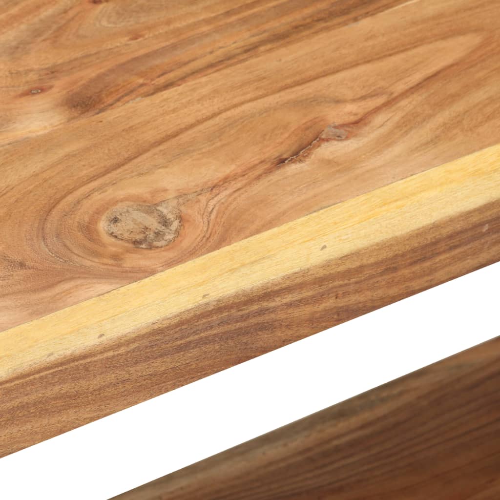 Tv-skab 90x30x40 cm massivt akacietræ - number 5.