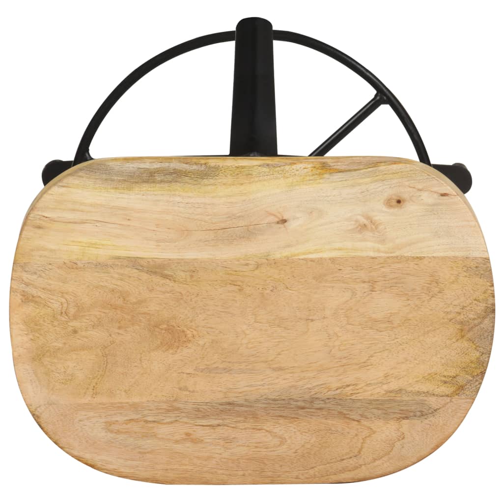 Barstole 2 stk. 66 cm massivt mangotræ - number 4.