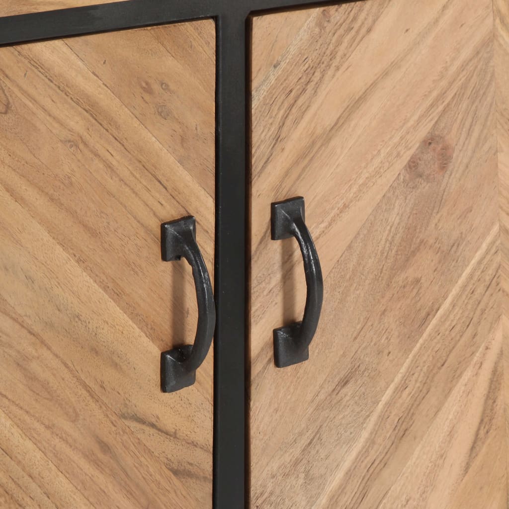 Skænk 120x30x75 cm massivt akacietræ - number 5.