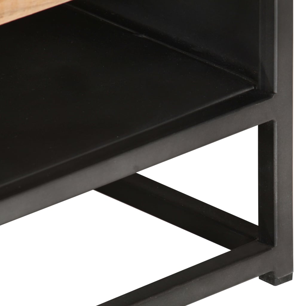 Sofabord 90x50x35 cm massivt akacietræ - number 6.