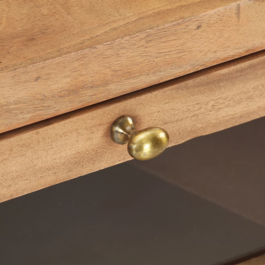 Noćni ormarić 40x30x50 cm puno bagremovo drvo - number 6.