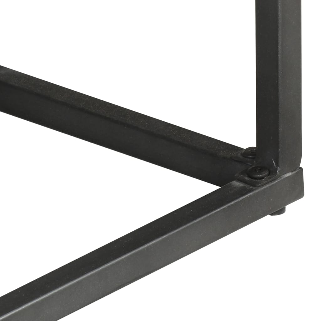 Skænk 100x30x70 cm massivt akacietræ grå - number 6.