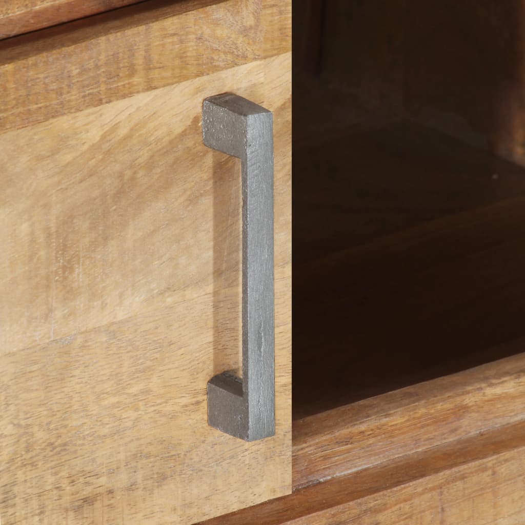 Stolik kawowy 95x50x40 cm drewno mango surowe - number 6.