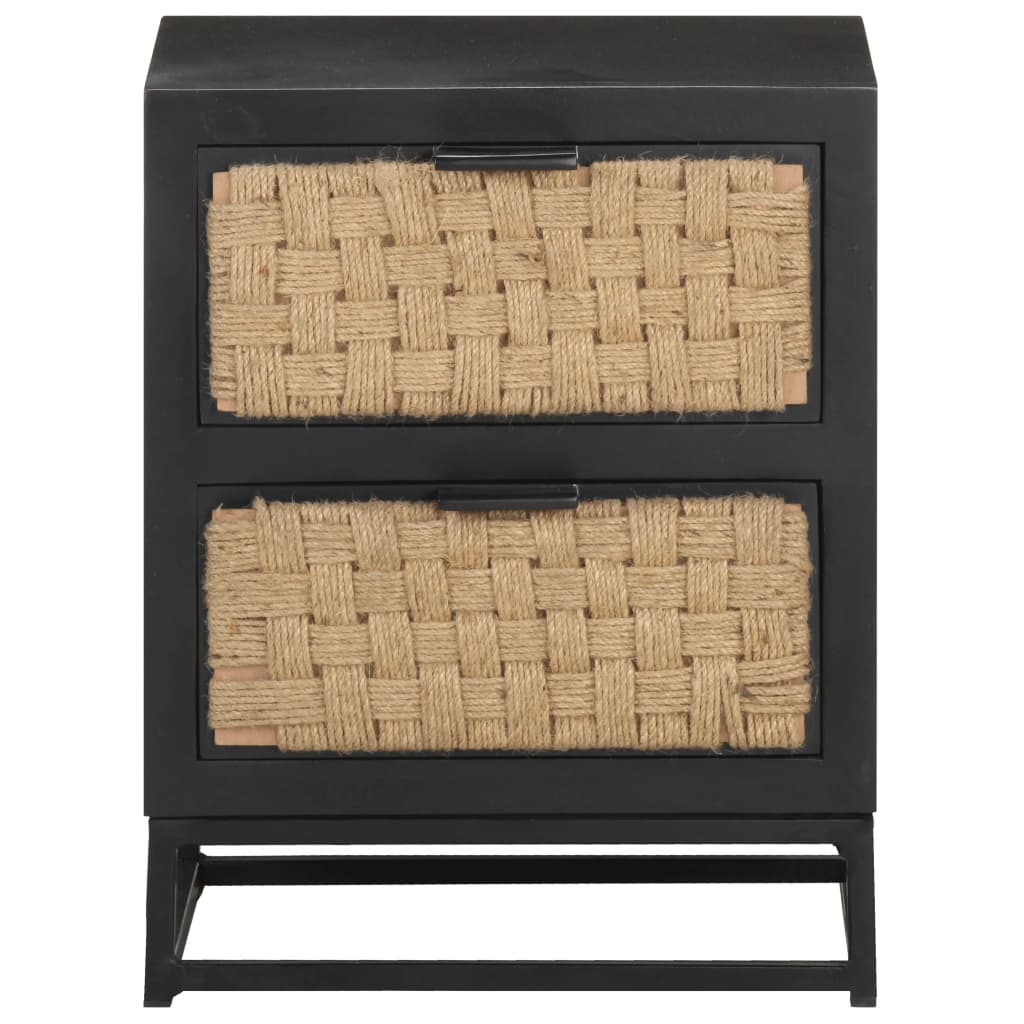 Noćni ormarić 40x30x50 cm masivno drvo manga - number 2.