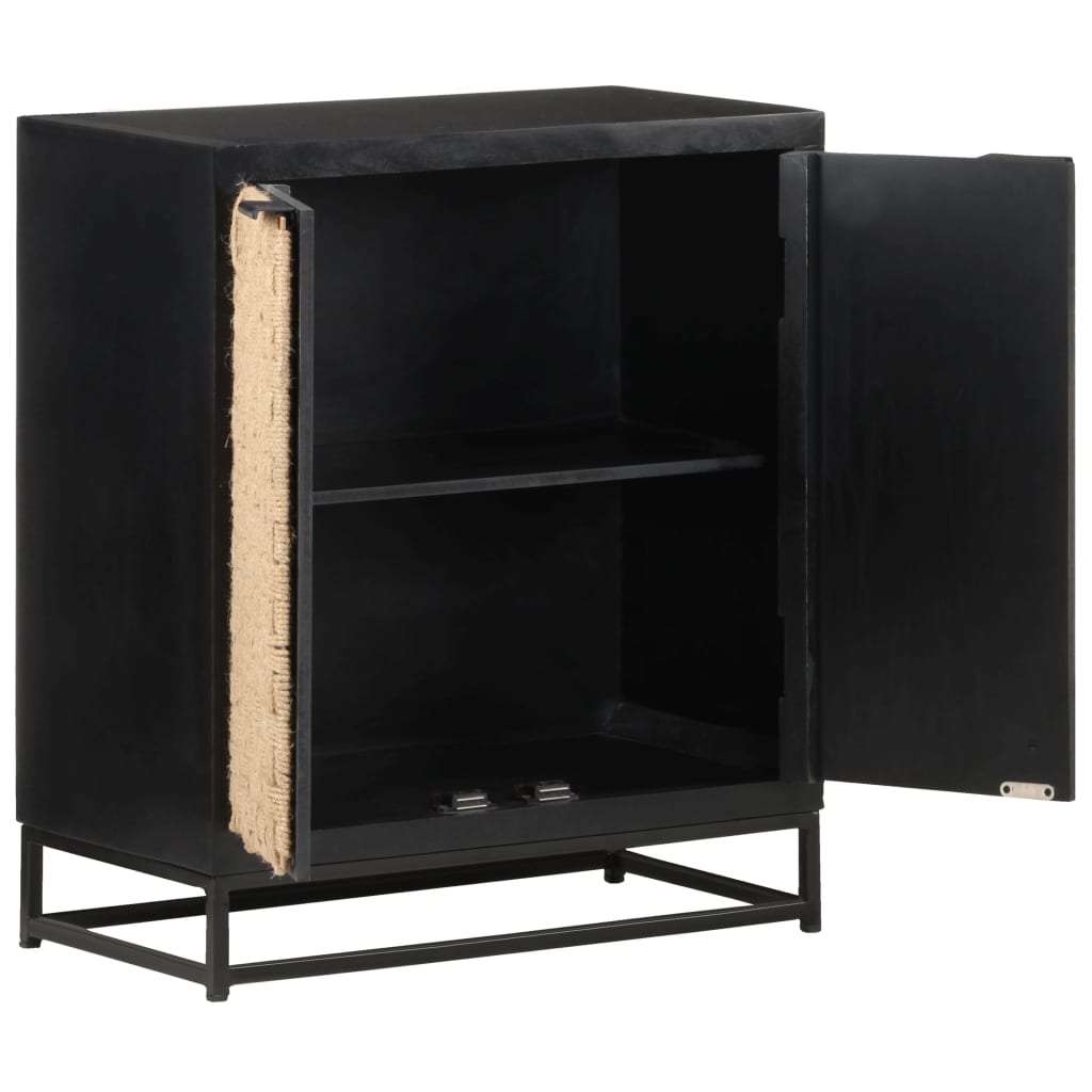 Příborník 60x35x70 cm masivní mangové dřevo - number 3.