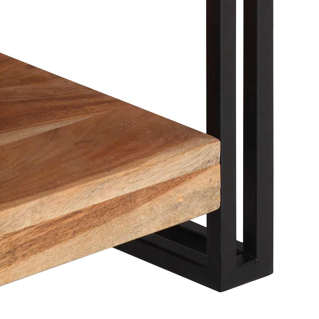 Tv-skab 120x30x40 cm massivt akacietræ - number 5.